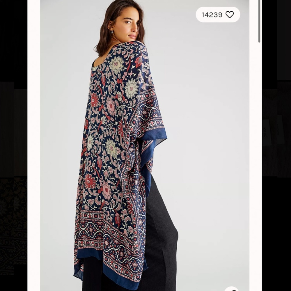 Free People - Magic Dance Border Print Kimono